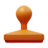 3d fluency style 고무 도장 icon
