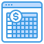 contabilità-giorno-pagamento-esterno-itim2101-blue-itim2101-1 icon