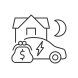electricity price icon