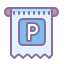 billete de estacionamiento icon