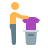 세탁 가방 icon