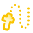 White Rosary icon