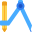 drawing compass icon
