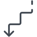flecha de descenso icon