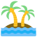 外部棕榈树自然和旅行向量板平面向量板 icon