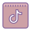 cute color style tik tok icon