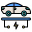 electric car icon