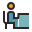 retro style restauranttisch icon