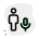 Audio played by employee on a chat messenger icon