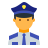 color style security guard icon