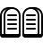 badges style tablets of stone icon