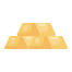 Barras de ouro icon