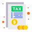 informe-externo-impuestos-iconos-planos-planos-planos icon