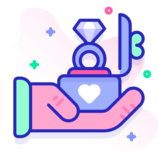 demande en mariage icon