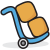 chariot-à-bagages externe-doodles-smashingstocks-dessinés à la main-couleur-smashing-stocks icon