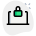 Admin access to lock and unlock laptop icon