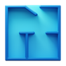 3d fluency style plano de planta icon