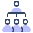 parakeet color style organization chart people icon