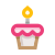 Birthday Cupcake icon