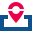 stencil style address icon