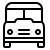 ios 17 outlined style school bus icon