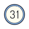 31 cerchi icon