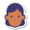 usuário-feminino-tipo-2 icon