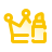 Coroa e batom icon