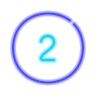 2 в закрашенном кружке icon