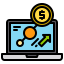 financial growth icon