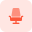 Office chair with comfortable back recliner support icon