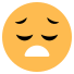 unhappy emoji icon