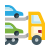 Car transporter icon