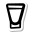 stickers duotone style vodka shot icon
