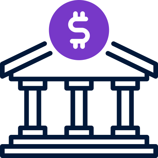 contabilidade bancária externa-linha mista-sólida-yogi-aprelliyanto icon
