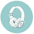 Casque audio icon