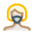 Masked woman icon