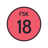 color hand drawn style fsk 18 icon
