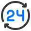 24 Hour Service icon