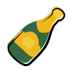 Bottiglia di champagne icon