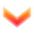 lollipop style chevron down icon