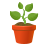 emoji de planta em vaso icon