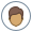 Circled User Male Skin Type 5 icon