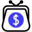 finance and banking wallet icon