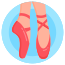 ballet shoes icon