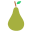 externe-Frucht-Erntedank-Tag-Glyphe-Chroma-amoghdesign icon