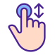scrolling vertically icon