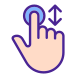 Scrolling Vertically icon