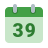 Календарная неделя 39 icon