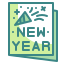 tarjeta-externa-feliz-año-nuevo-wanicon-wanicon-dos-tonos icon